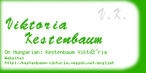 viktoria kestenbaum business card